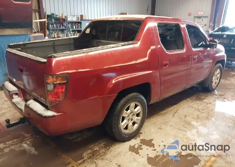 2006 Honda Ridgeline Rts from USA, damaged, VIN 2HJYK16476H504252